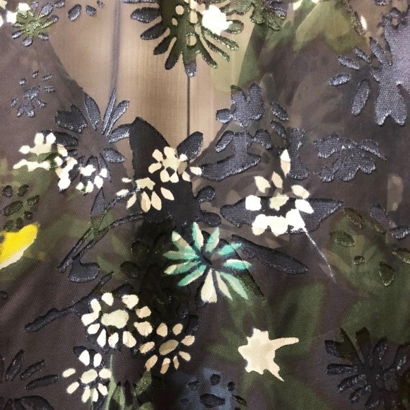 🔥 Ann Taylor LOFT Winter Garden Flounce Dress - Picture 3 of 3